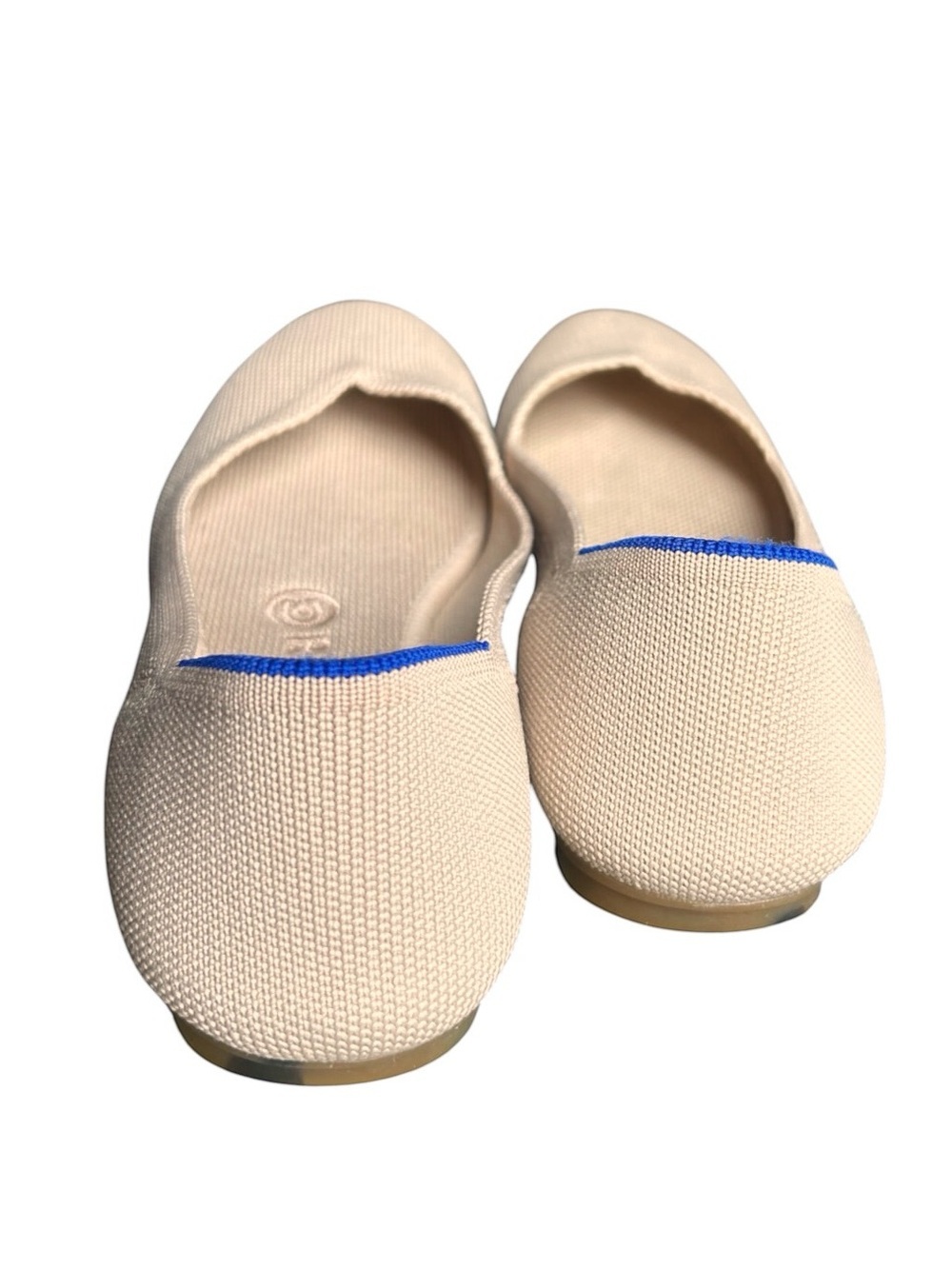 Rothy’s The Flat Ecru Khaki Beige Ballet Shoe Slip On Round Toe - Picture 3 of 6